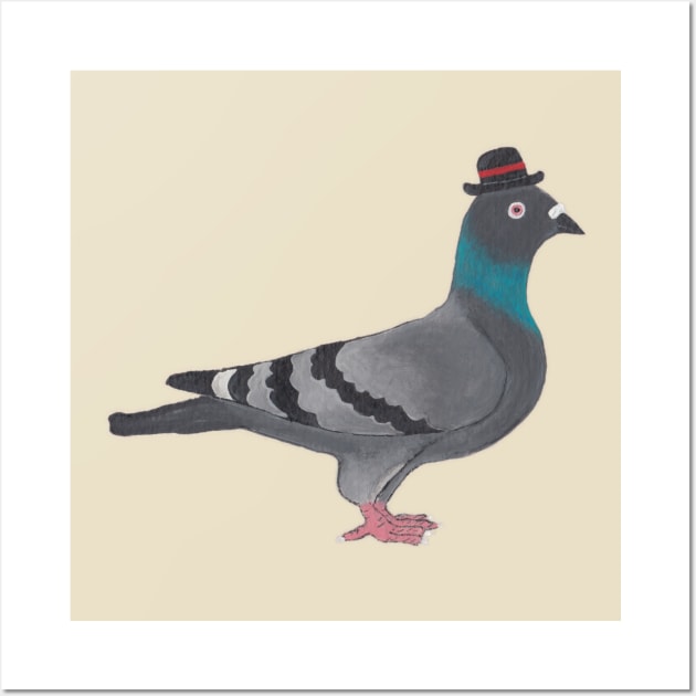 Mr. Pigeon Wall Art by Vera T.